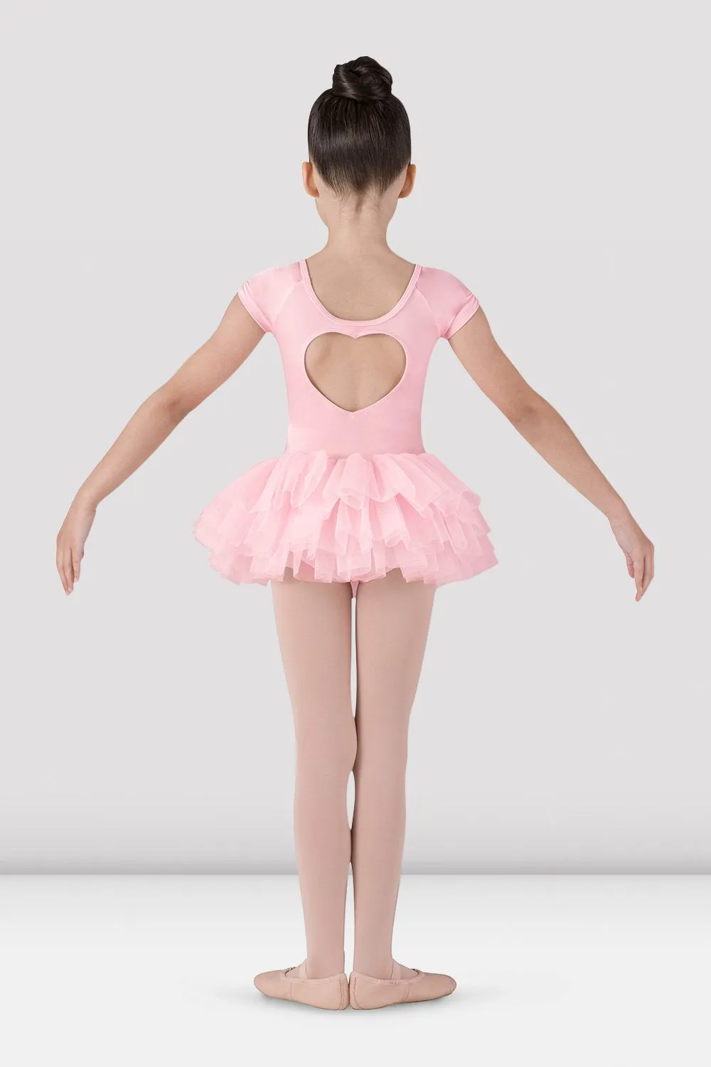 Girls Ife Heart Back Tutu Leotard Active Performance TemperatureRegulating