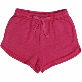Layer Light Athletic Short with Pocket- Hot Pink