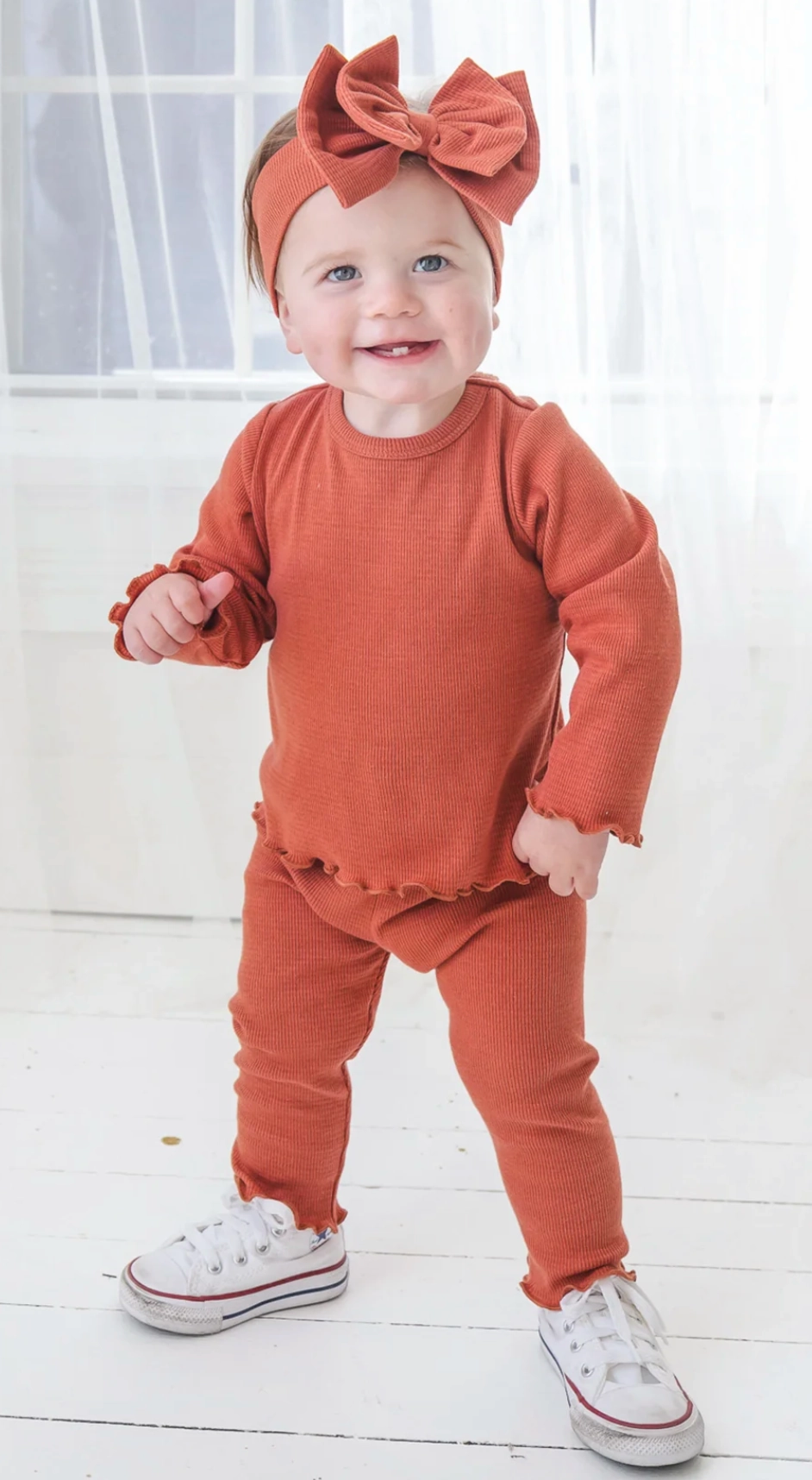 Aubrey thermal Knit 2 Piece Set ElasticFree Cuffs Cozy clothing