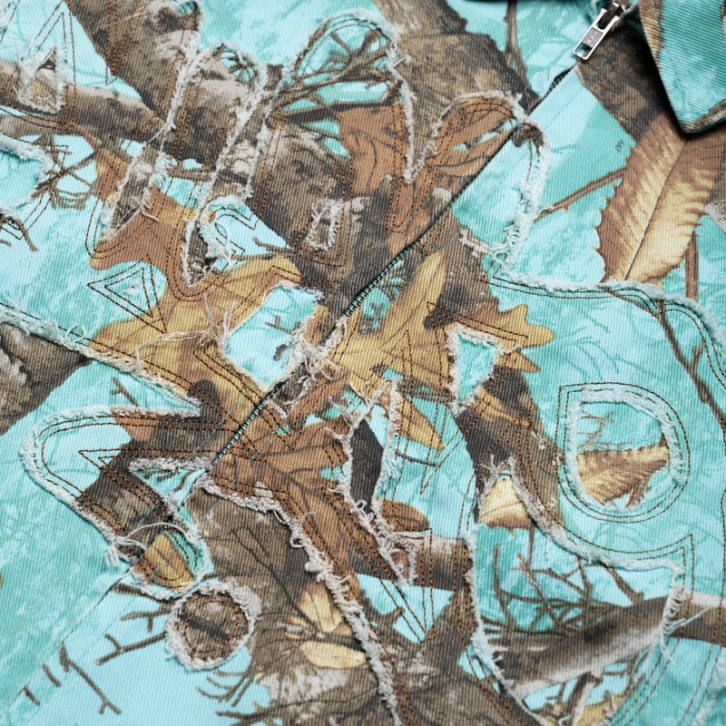 Awake NY Coaches Jacket - Seaglass Light Fabric