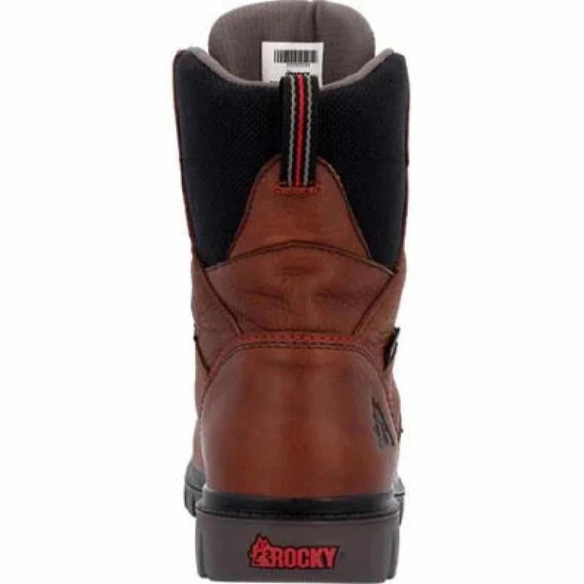 Rocky Usa Worksmart 8" Waterproof Composite Toe Men's Work Boots Rkk0403 In Brown Shock Absorbing Winter Walker