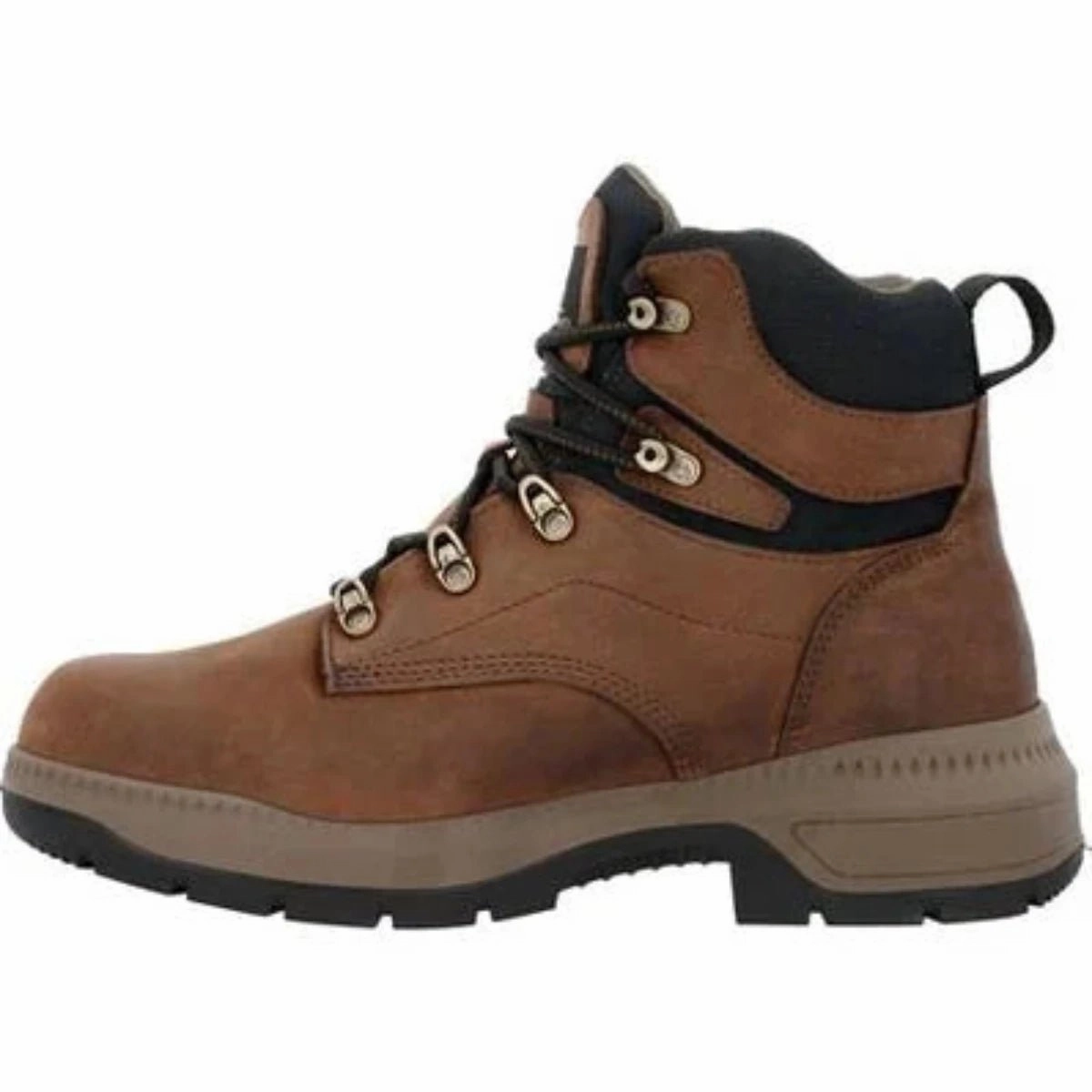 Chain Touch Rocky Worksmart Men's Waterproof Composite Toe Work Boots Rkk0458 In Brown