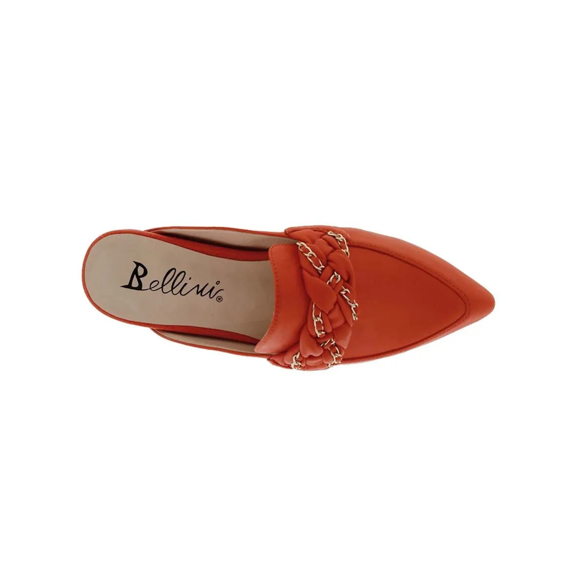 Smooth Step Bellini Finally Women Mule In Orange Synthetic