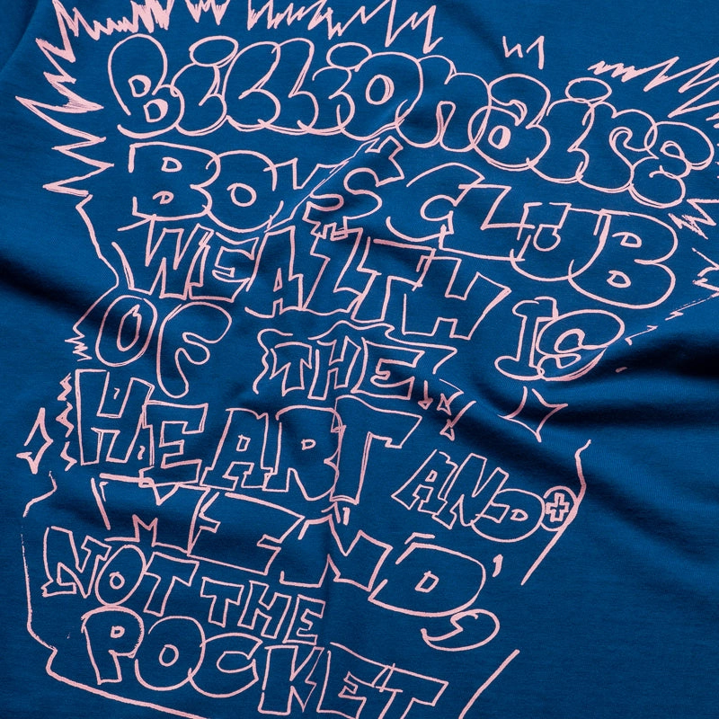 ChafeFree Design Billionaire Boys Club Flyer Tee - Navy Peony