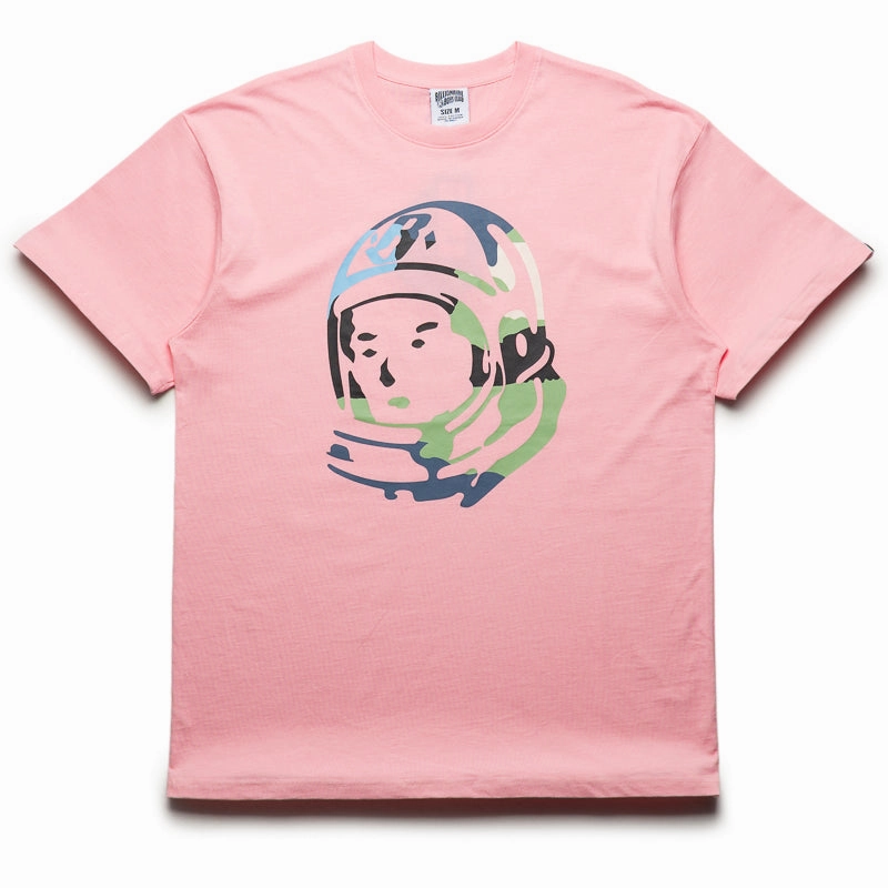 Billionaire Boys Club Helmet Split Tee - Candy Pink Boss Vibe