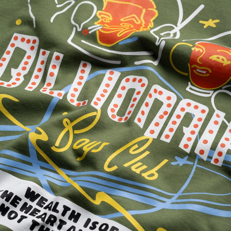 Everyday Comfort Billionaire Boys Club Lights Tee - Vineyard Green