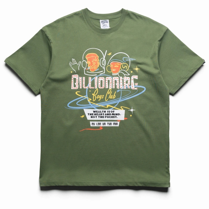 Billionaire Boys Club Lights Tee - Vineyard Green Virtual Fit
