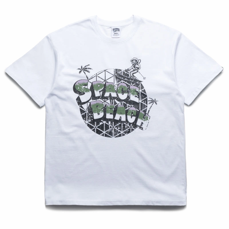 Billionaire Boys Club Space Epcot Tee - White AbrasionResistantThread Thick Fiber