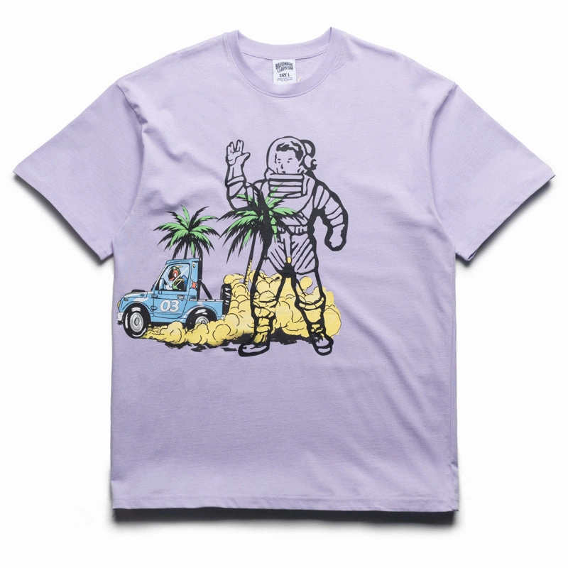 Flexible Waistband Luxury Touch Billionaire Boys Club Space Sand Tee - Pastel Lilac