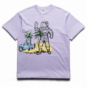 Flexible Waistband Luxury Touch Billionaire Boys Club Space Sand Tee - Pastel Lilac