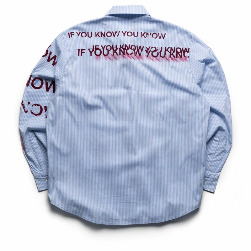 Halo Glow Stage Feel Birth Of Royal Child If You Know Velour Letter Shirt - Blue