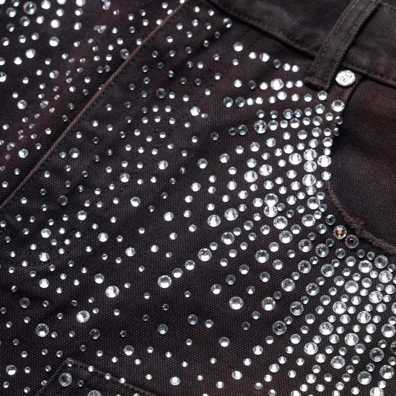 Evening Chic Birth Of Royal Child Redial 20K Diamond Shorts - Washed Black