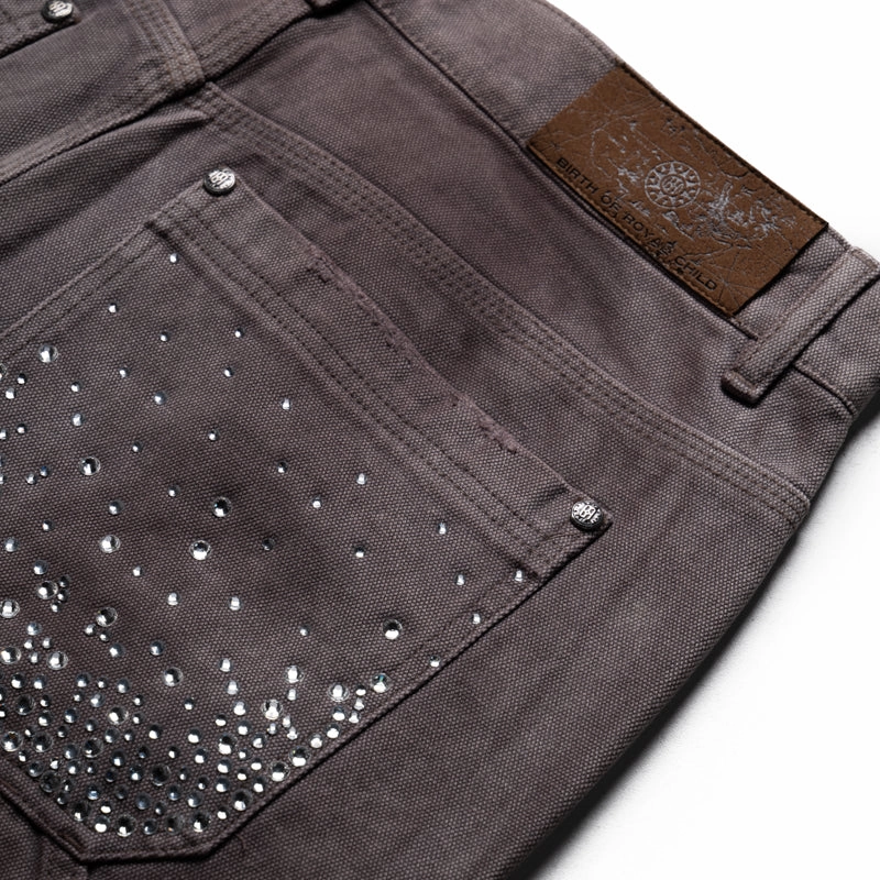 Casual dress Birth Of Royal Child Redial 20K Diamond Shorts - Washed Brown