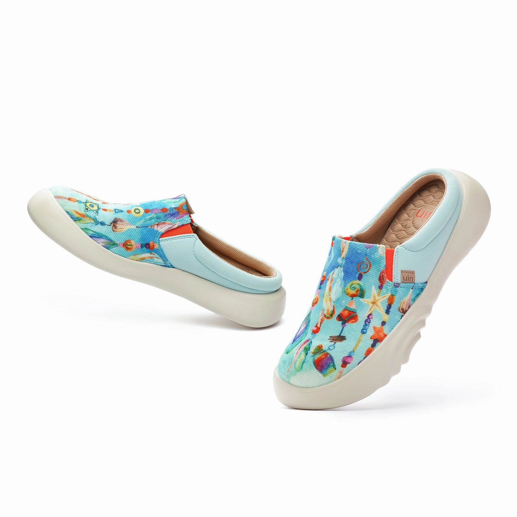 Shell Pendants Denia III Women Low Profile Footbed