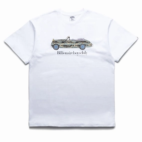 Billionaire Boys Club Rolls Tee - White Unique Cut Wind Ease