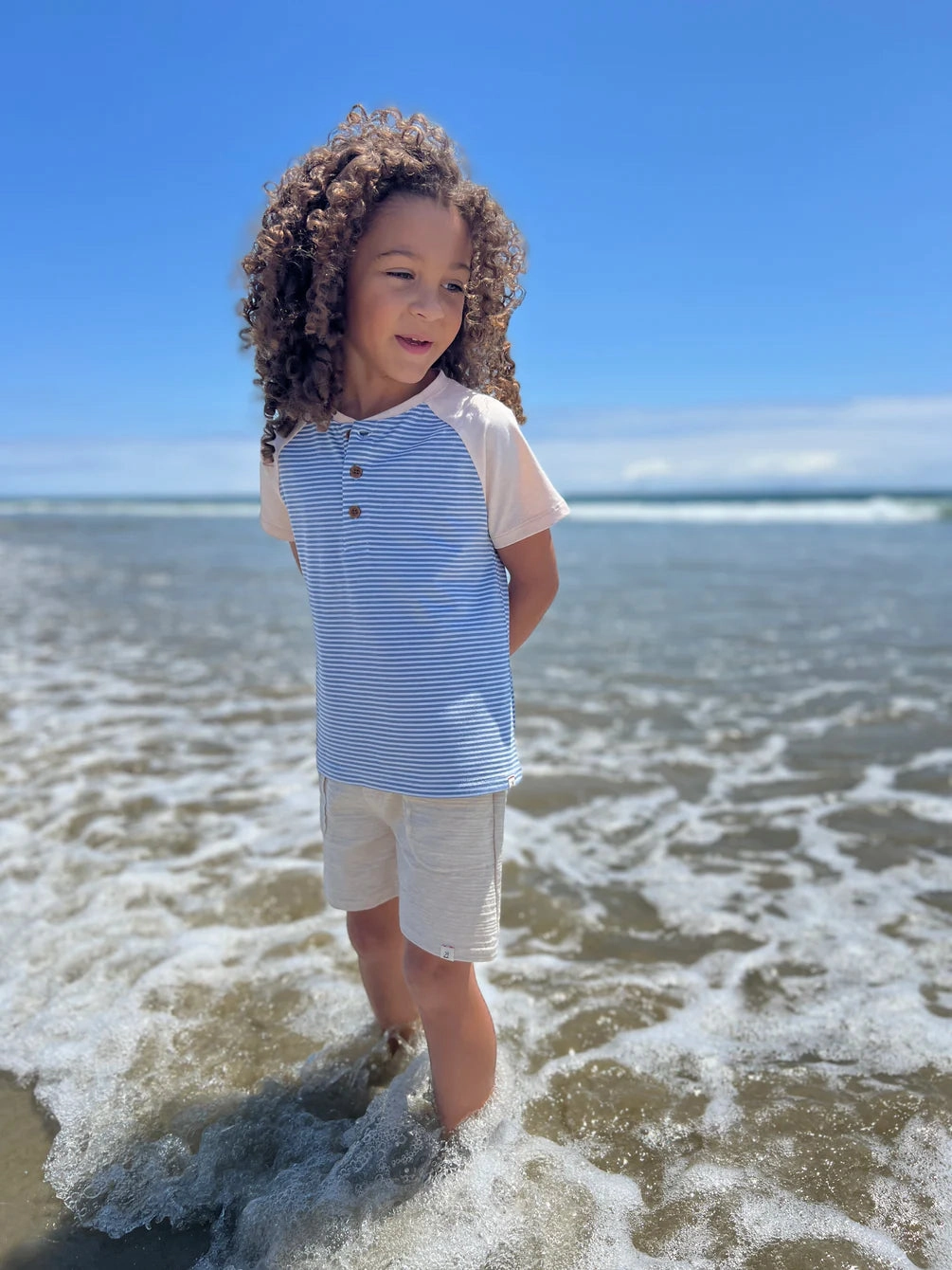 Bluepeter Shorts - Grey Ribbed DoubleStitched Seams CompactFold