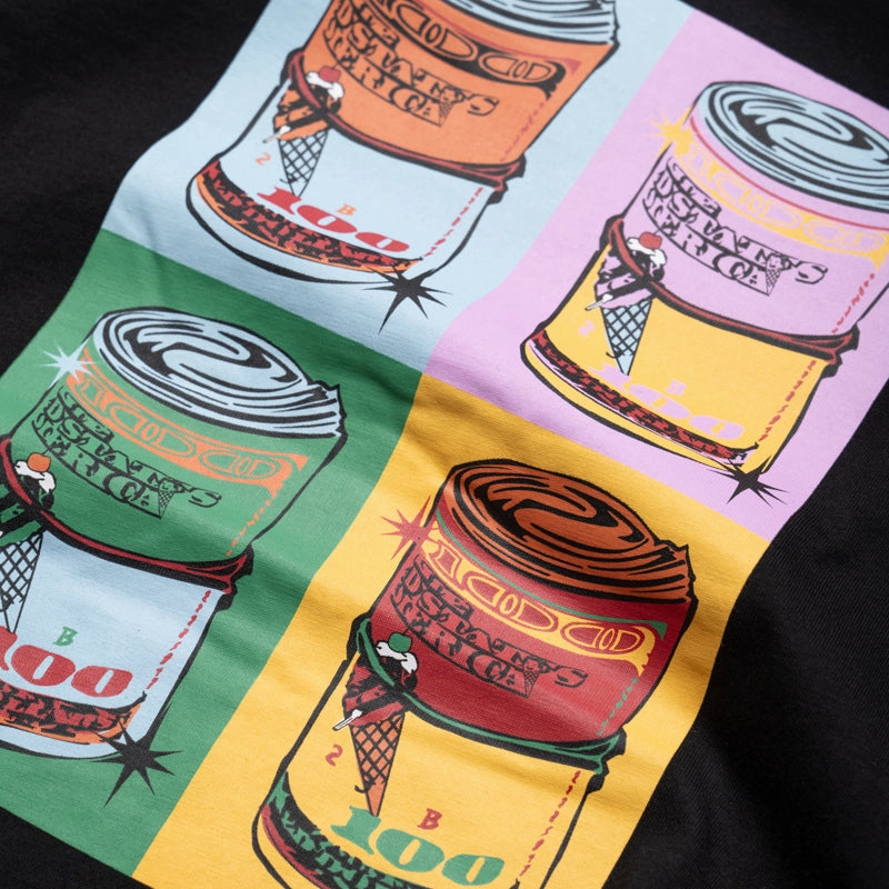 Relaxing Wear TemperatureControlTechnology Ice Cream Warbucks Tee - Black