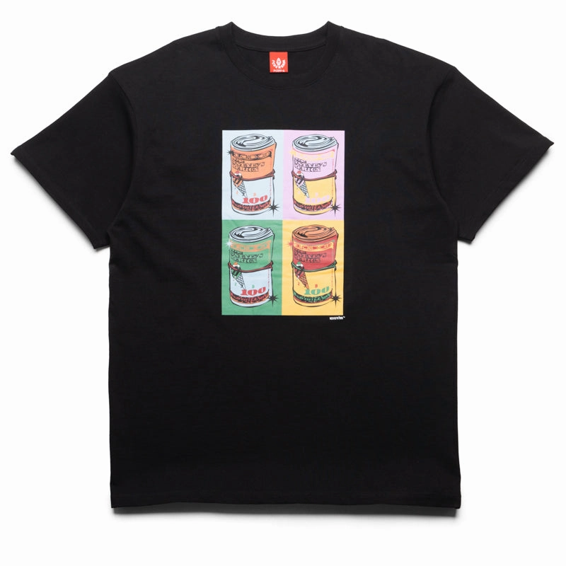Ice Cream Warbucks Tee - Black Cool Nylon Lift Mode