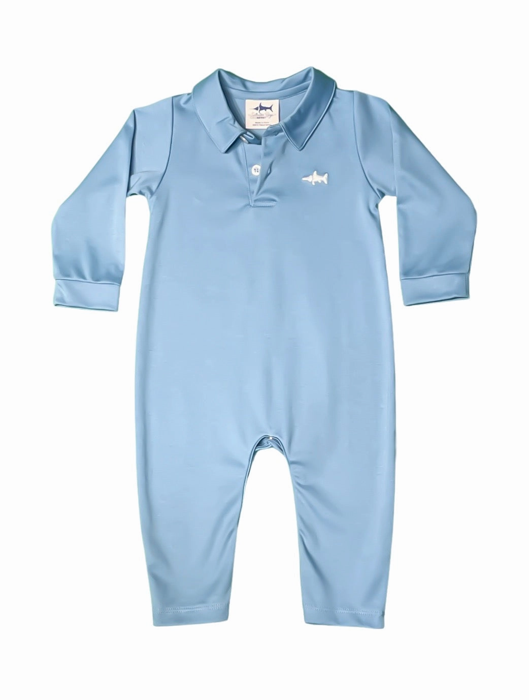 Signature Polo Romper - Niagra Relaxed Fit NonBindingEdges