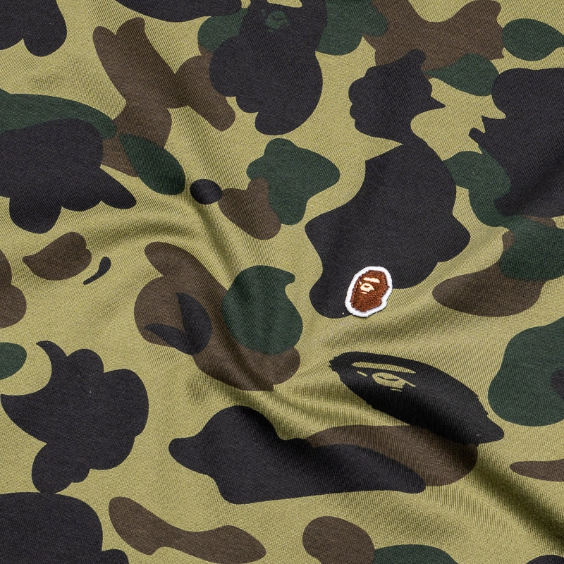 A Bathing Ape 1st Camo One Point Tee - Green Outdoor Activity Fashionable Look