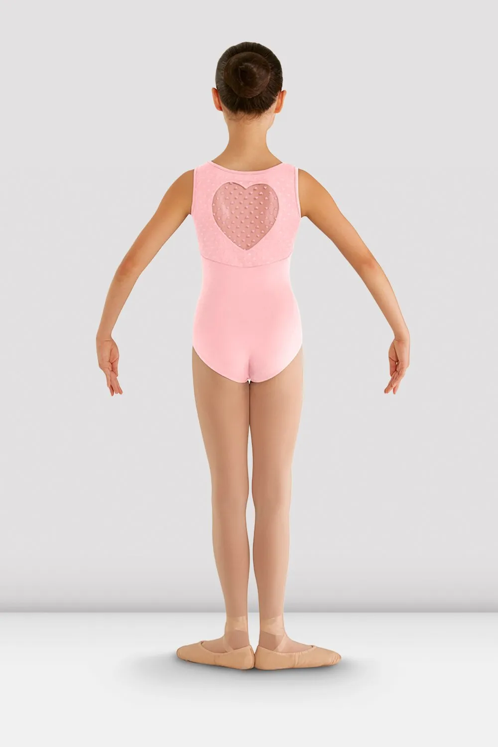 semi-formal look GridKnit Structure Girls Miame Heart Mesh Leotard