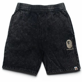 Repair Fit A Bathing Ape Overdye Sweatshorts - Black