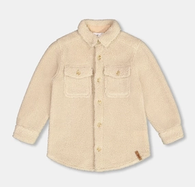 HiddenZipperClosure Soft Leggings Sherpa Oversize Shacket - Boulder