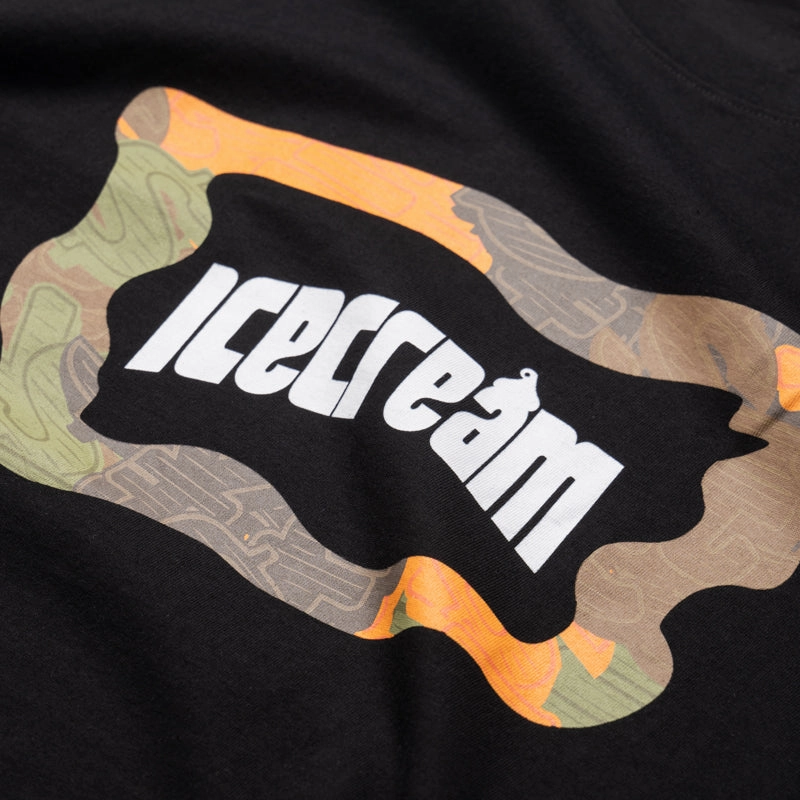 Ice Cream Worldwide Tee - Black Seasonal Fashion