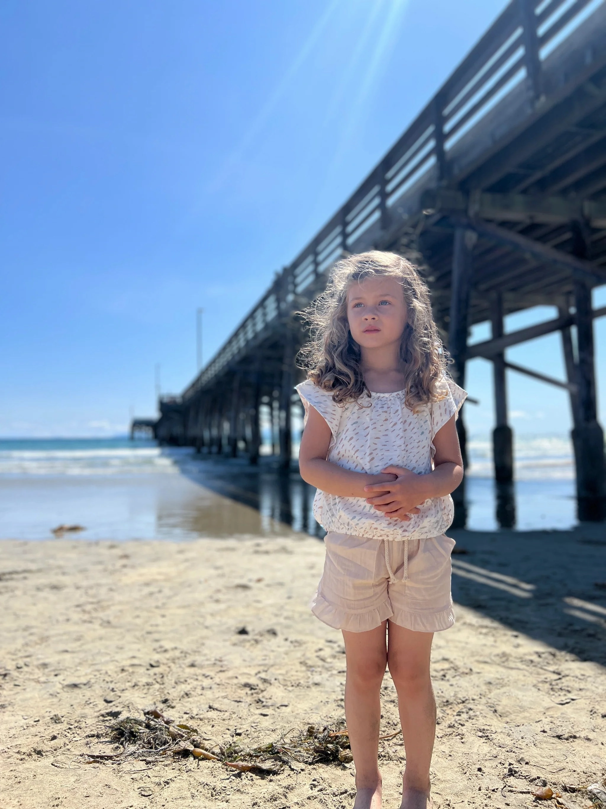High-Waisted Pants Glow Up Brynlee Shorts in Cream