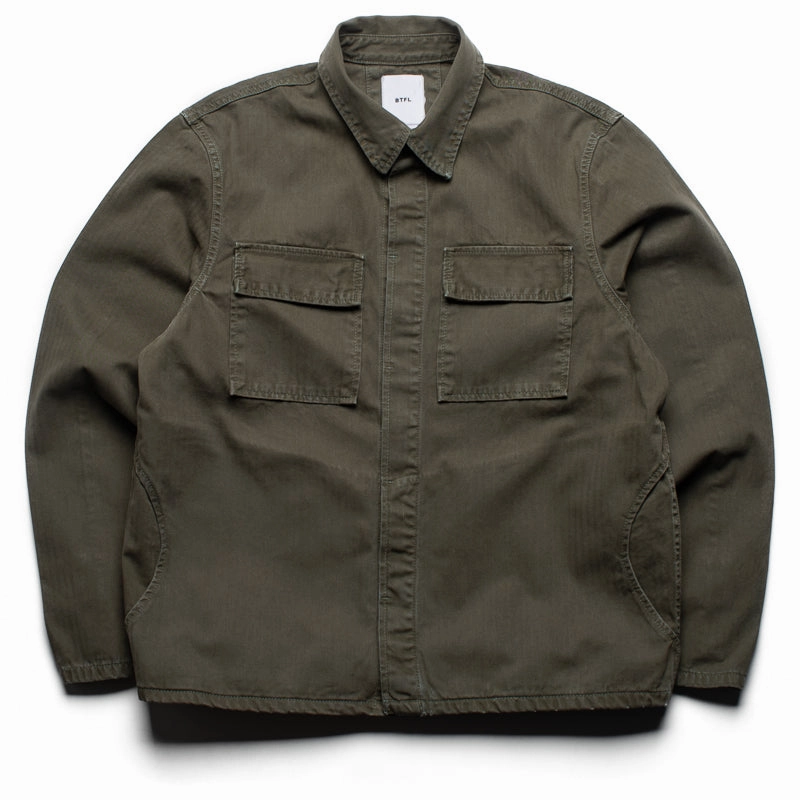 BTFL Field Overshirt - Jungle Green Versatile Hat