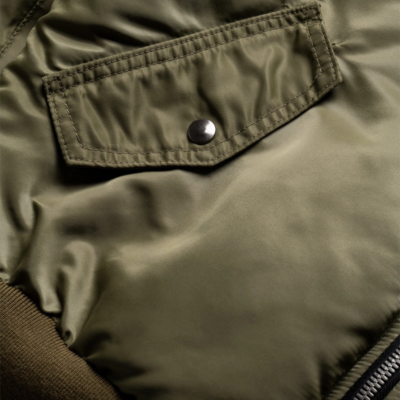 Travel Proof BTFL Flight Jacket - Military Green