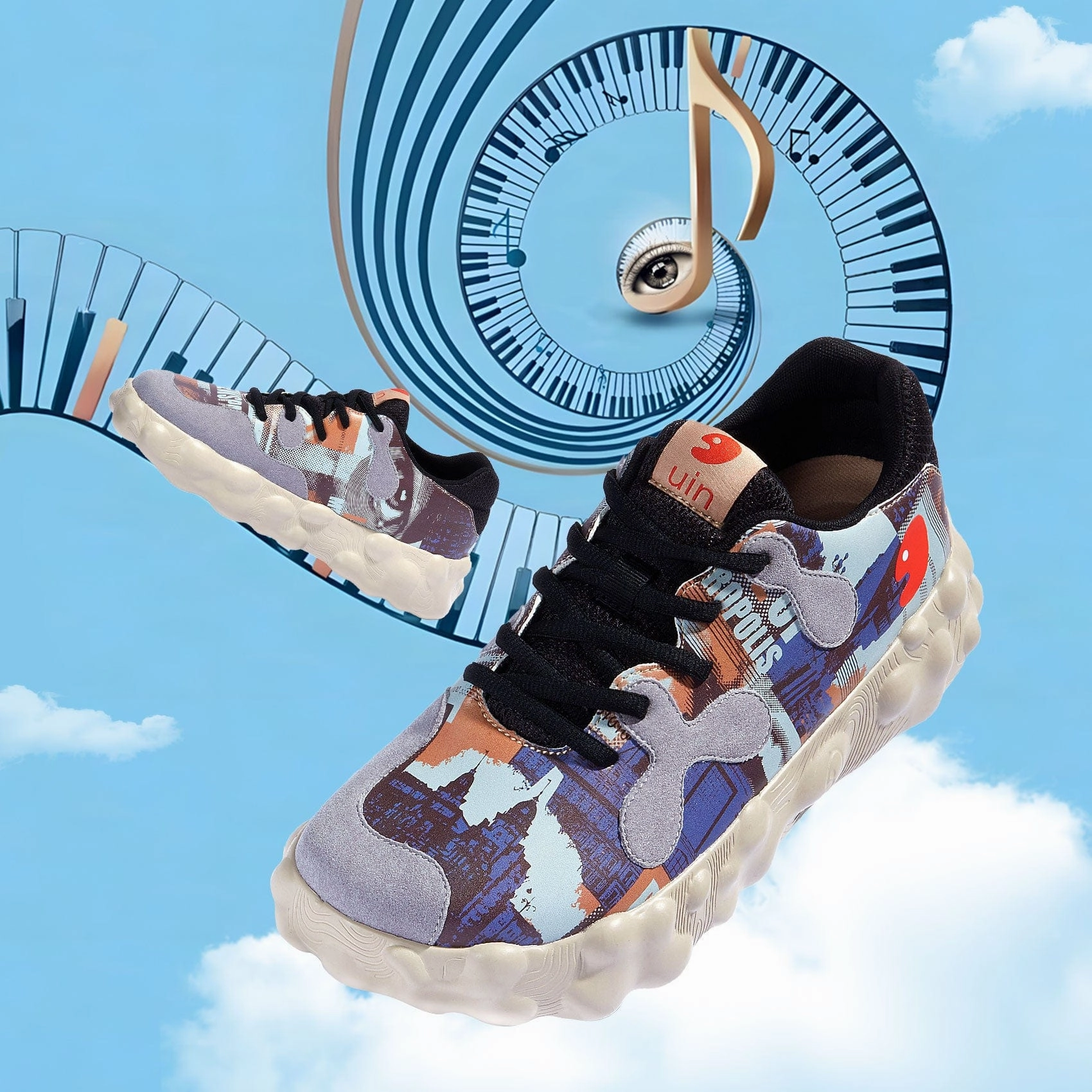 Bustle & Hustle Figueras I Men HyperDurable Outsole Compound Sports Class