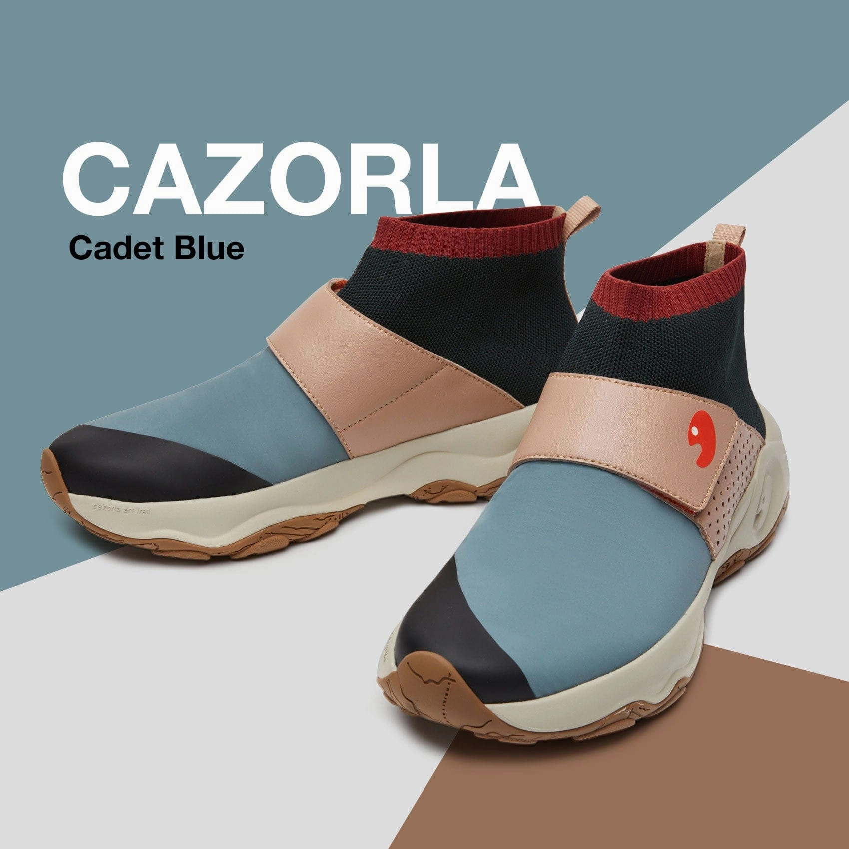 Cadet Blue Cazorla II Men Mud Resistant Stylish Explorer Grippy Outsole Cold Climate