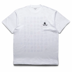 Carhartt WIP C Logo Archive Tee - White outdoor mode Party Guest