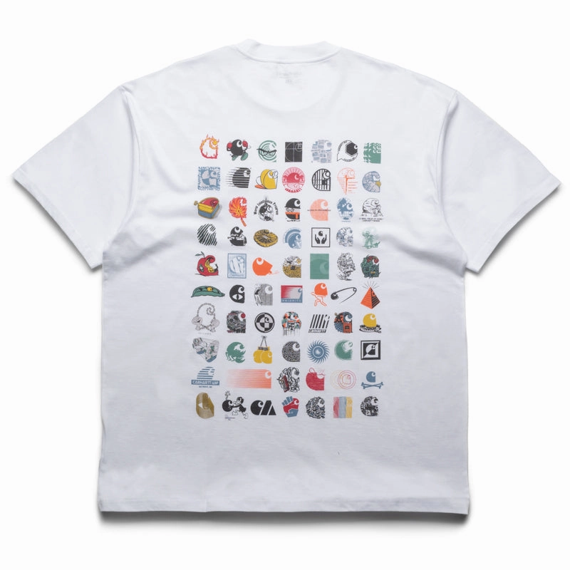 Love Glow Carhartt WIP C Logo Archive Tee - White