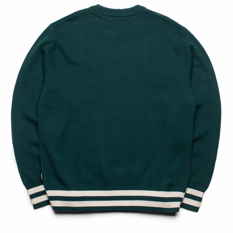 Carhartt WIP Cambridge Sweater - Chervil/Natural MinimalistStyle Organic Ease