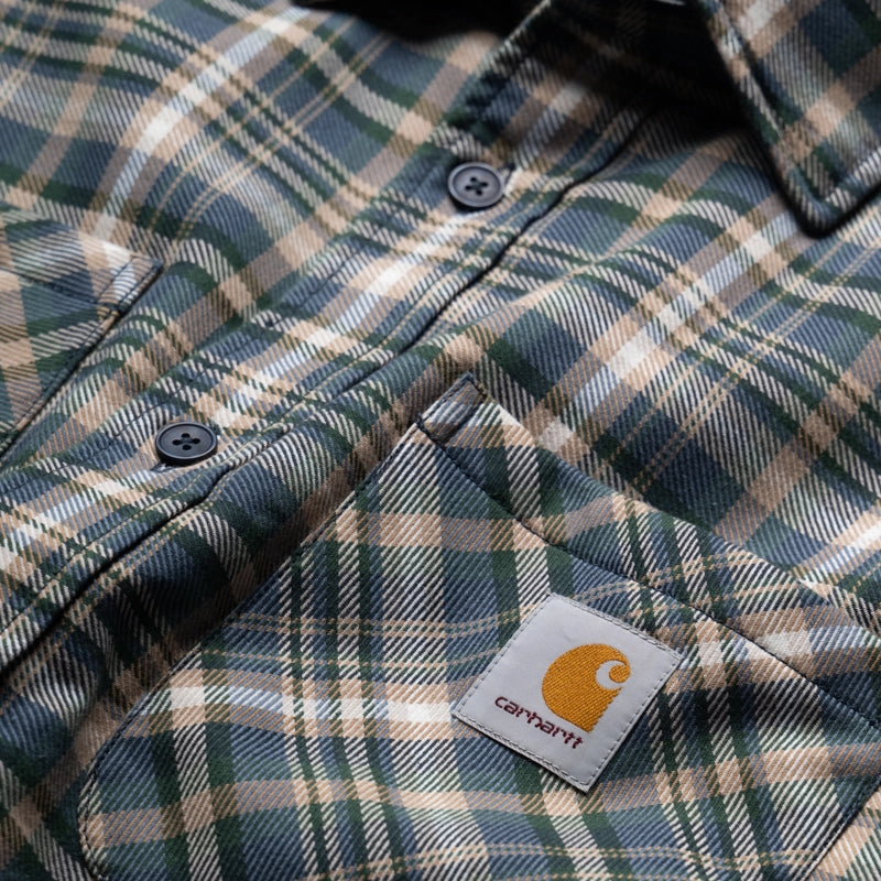 Carhartt WIP Cronyn Check Shirt Jacket - Dark Navy Rustic Ease