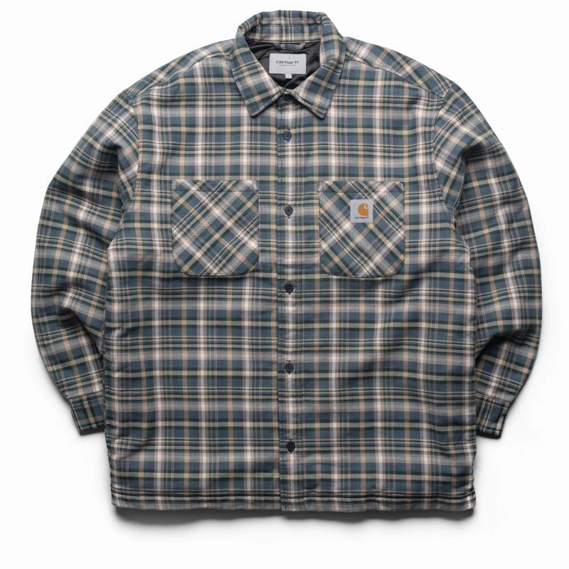 Basic Wear SeamlessTransition Carhartt WIP Cronyn Check Shirt Jacket - Dark Navy