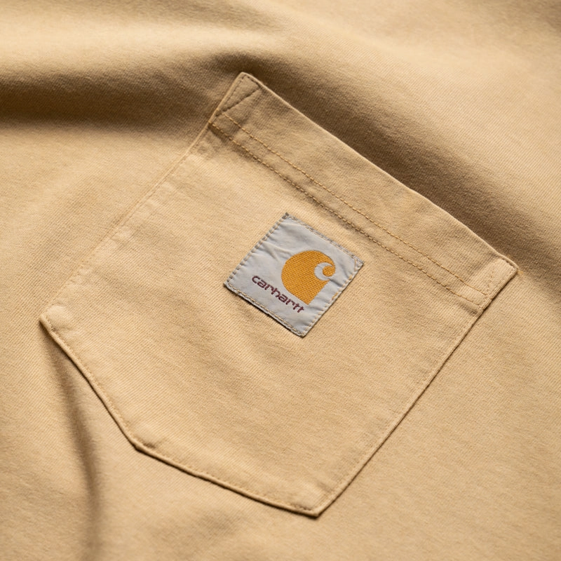Crystal Soul Graceful Design Carhartt WIP Hudson Pocket Tee - Dusty Hamilton Brown