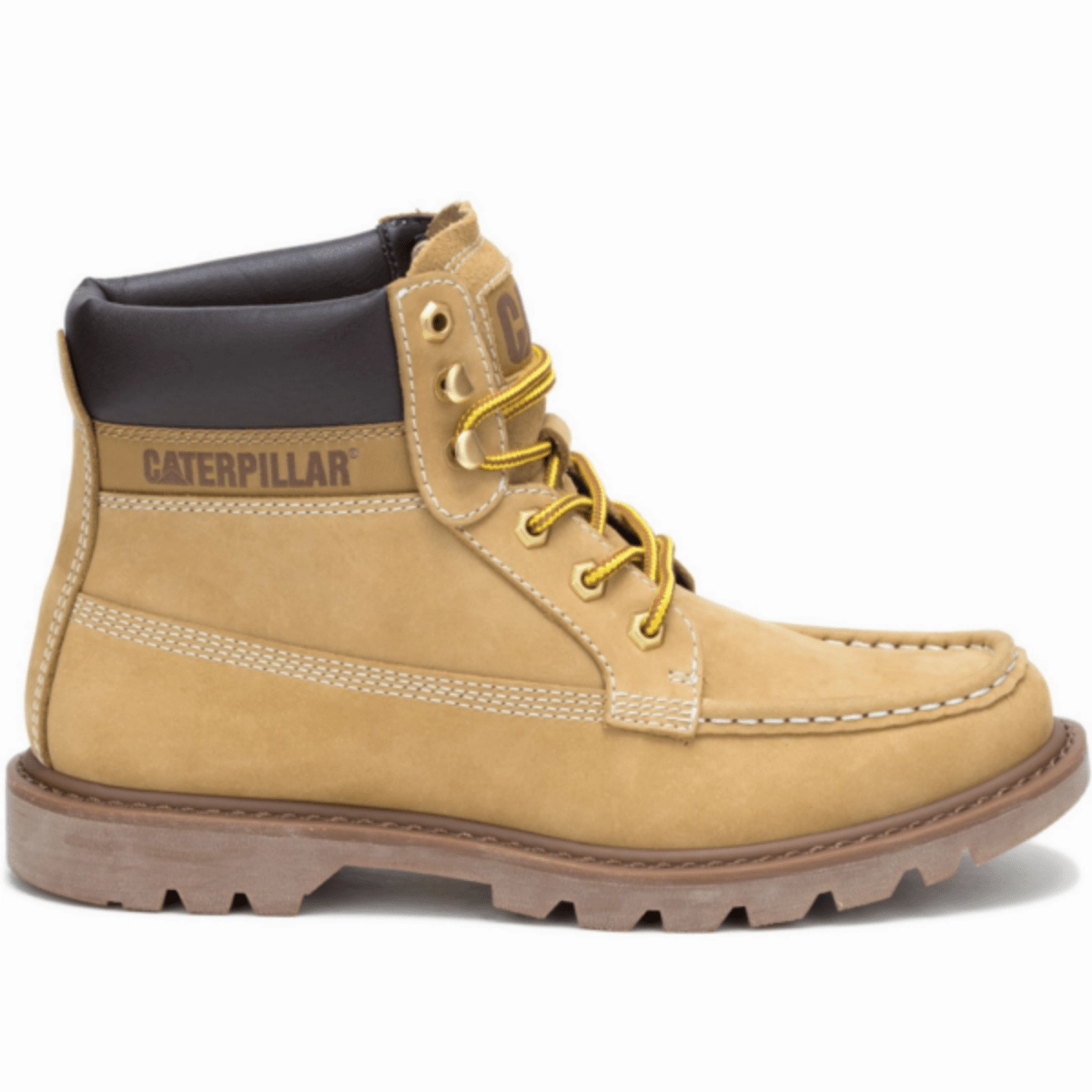 Caterpillar Colorado Moc Toe Men's Work Boot (P726065) In Honey Reset Comfort Lining Winter Walker