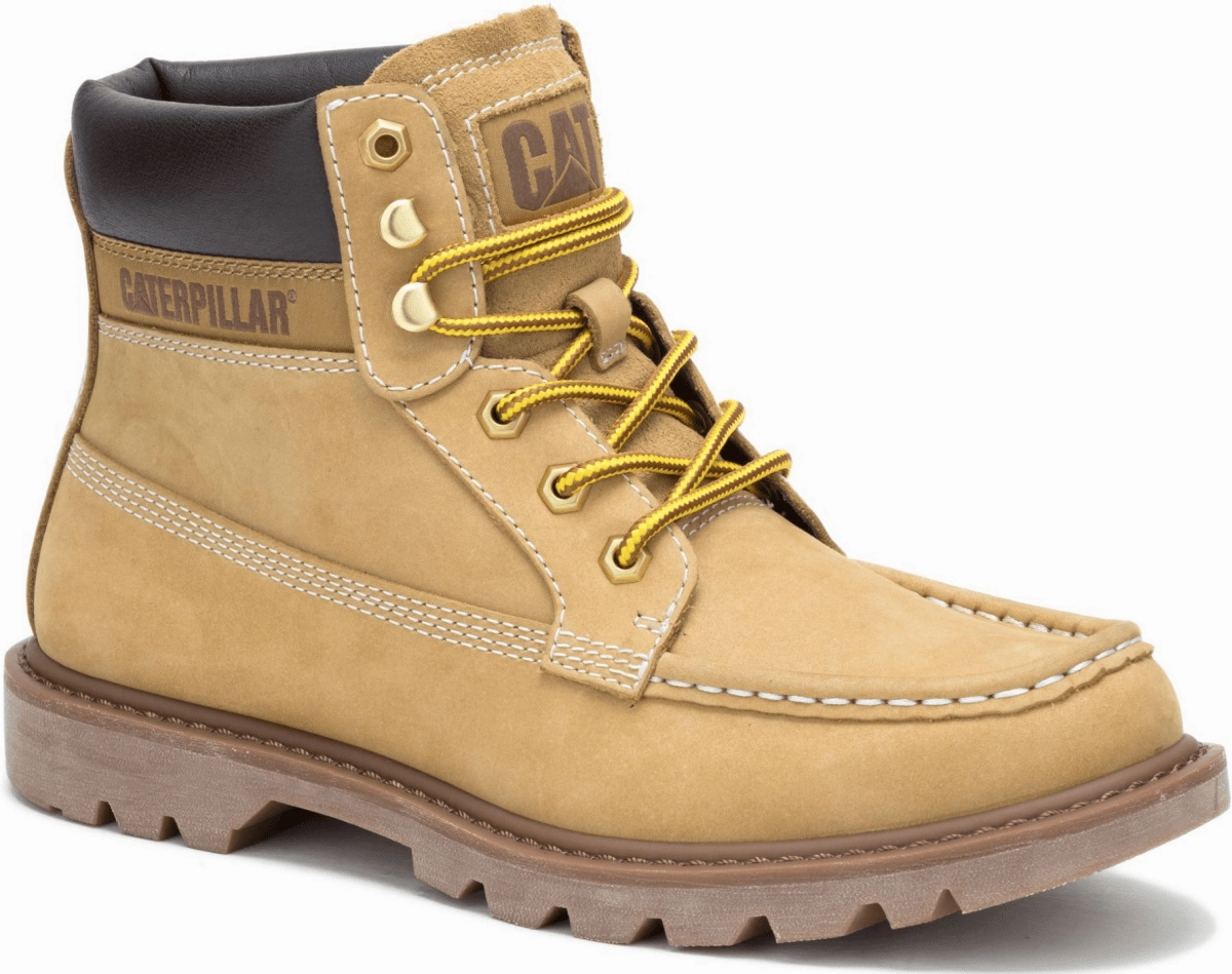 Caterpillar Colorado Moc Toe Men's Work Boot (P726065) In Honey Reset Seamless Comfort Comfort Seeker Street Ready