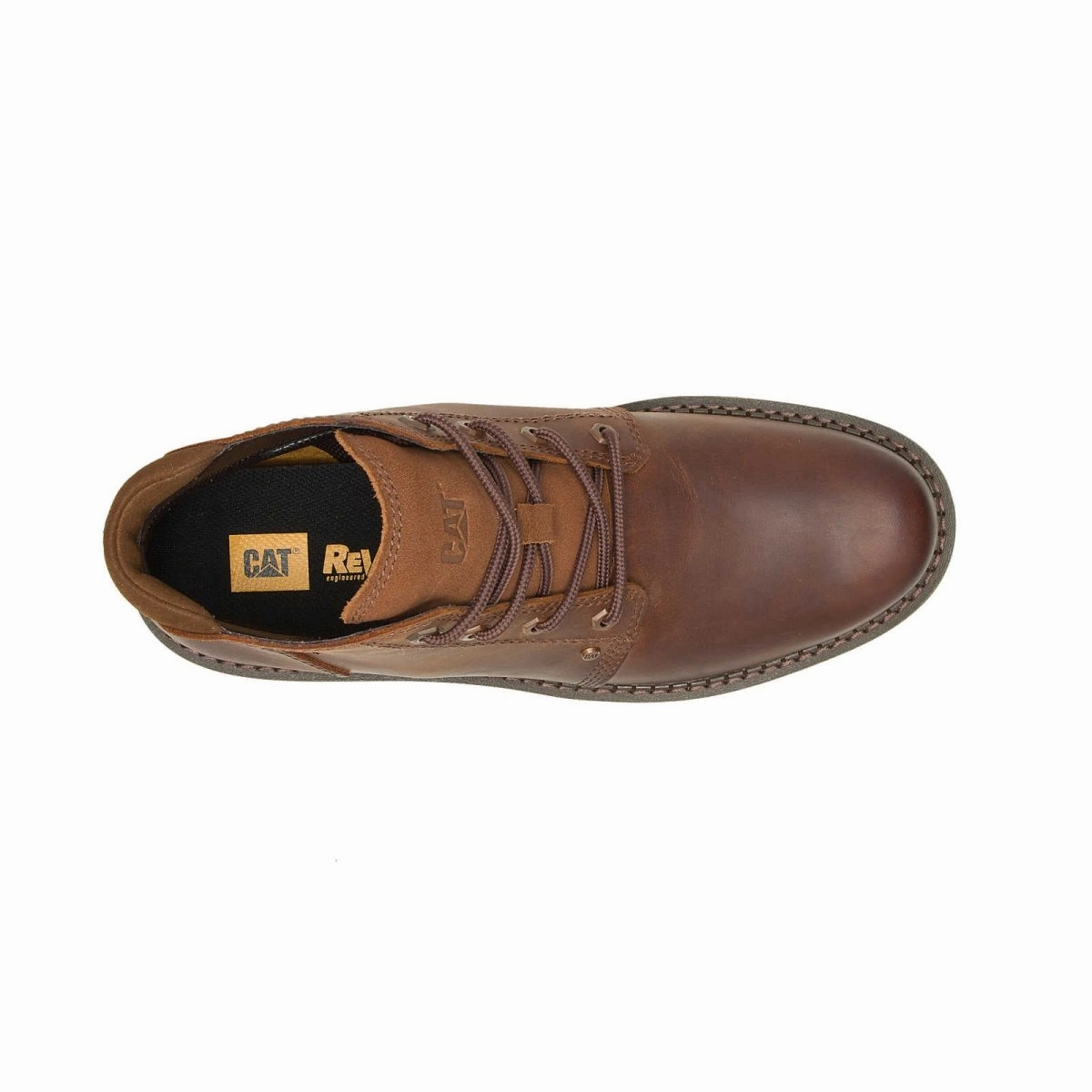 Fall Ready Caterpillar Covert Mid Waterproof Men's Boot (p725465) In Leather Brown