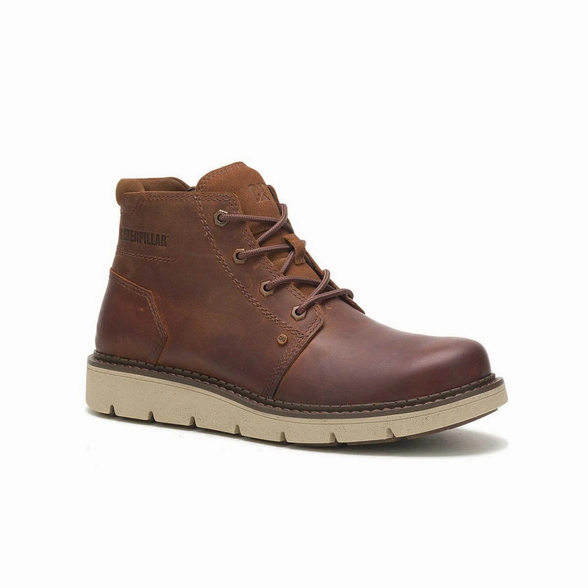 Reinforced Form Adventure Journey Quick Drying Urban Traveler Caterpillar Covert Mid Waterproof Men's Boot (p725465) In Leather Brown