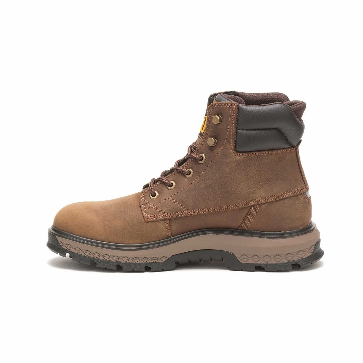 Caterpillar Exposition 6" Men's Work Boot (p51059) In Pyramid Cushioned Insole Waterproof Protection