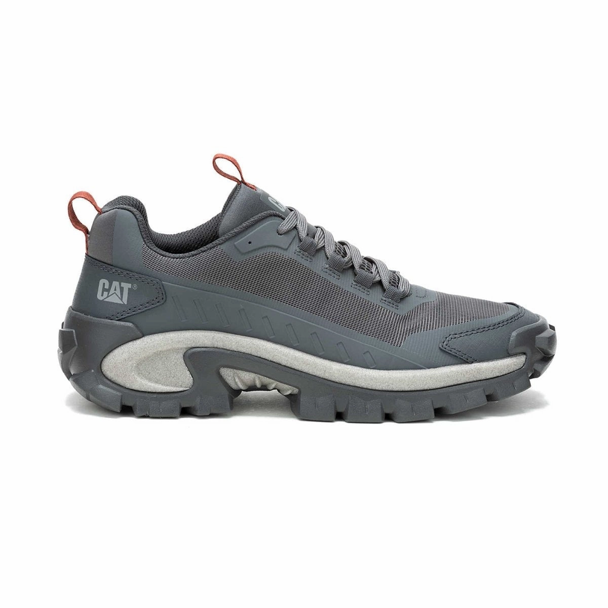 Caterpillar Intruder Lightning Mesh Unisex Sneaker (P111433) In Dark Shadows Padded collar Heavy Protection Gear