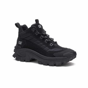 Core Runner Caterpillar  Intruder Mid Unisex Shoe (p110457) In Black