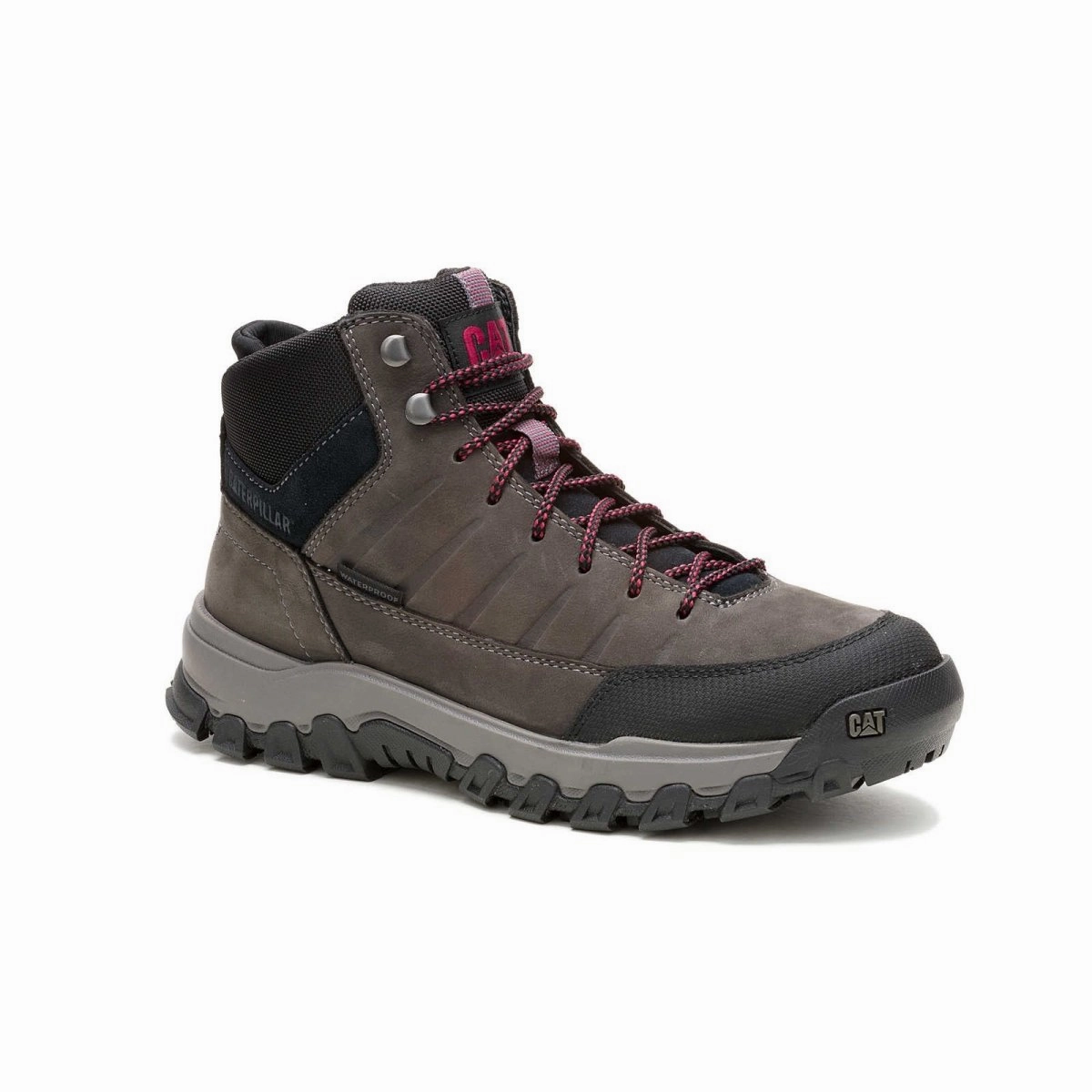 Caterpillar Men's Threshold Rebound Mid Waterproof Boot (P726201) In Pavement Anti Fatigue Technology Sturdy Construction