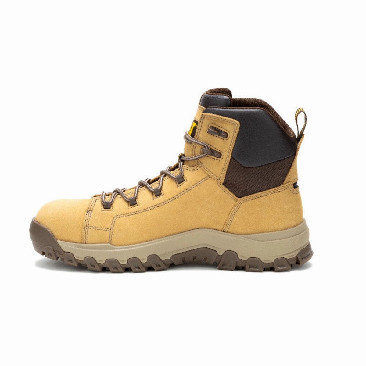 Thermal Core Mountain Hike Eco Material Nature Lover Caterpillar Men's Threshold Rebound Waterproof Non-Metallic Composite Toe Work Boot (P91713) In Honey Reset