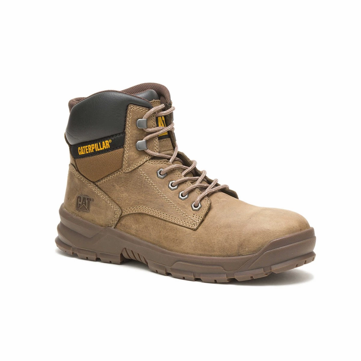 Resilient Design Robust design Caterpillar Mobilize Alloy Toe Men's Work Boot (p91268) In Fossil