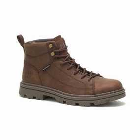 All-Season Comfort Traction Grip Caterpillar Modulate Waterproof Men's Boot (p725406) In Real Brown